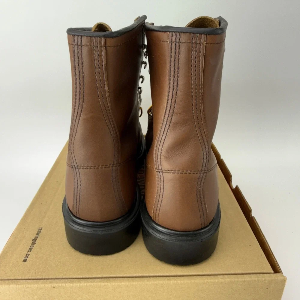Red Wing 2233 SuperSole 8 Inch Steel Toe Work Boots Mens 9 D Brown NIB